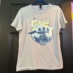 ✨ The Child Mandalorian t-shirt Grogu baby Yoda tee Star Wars